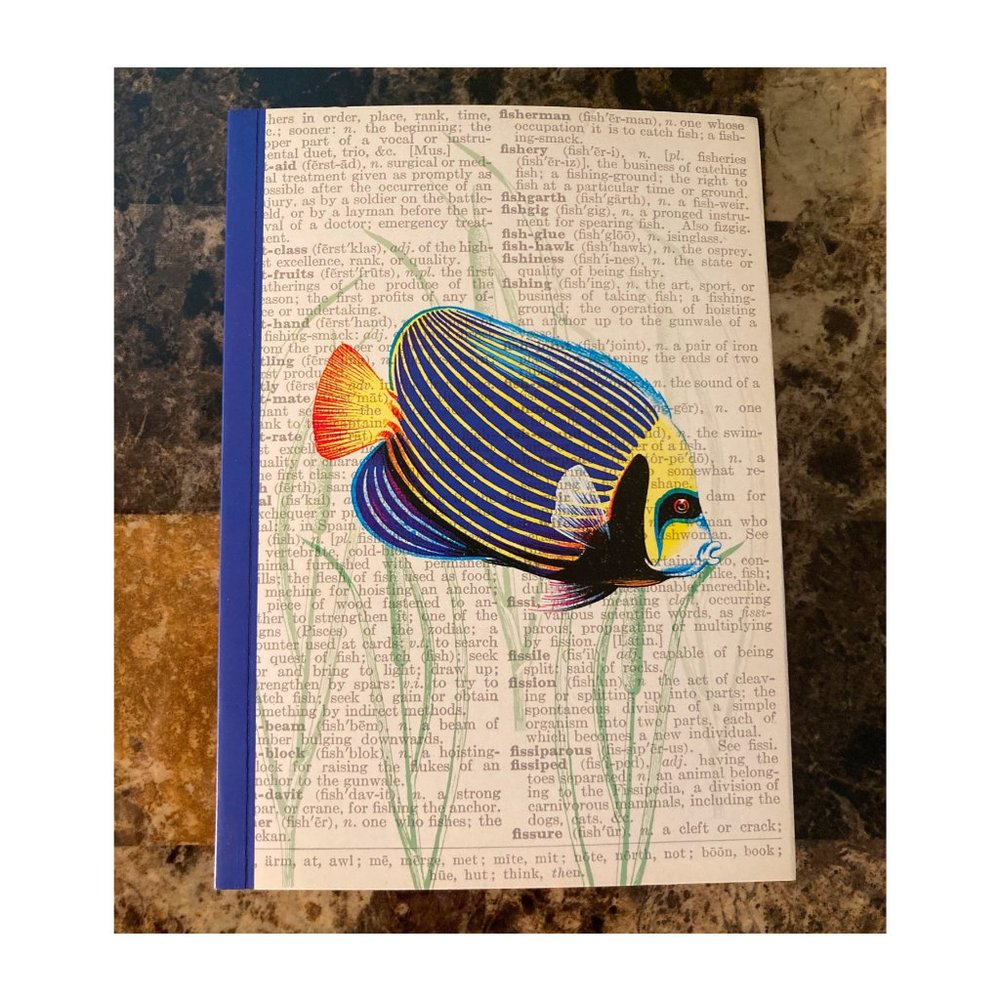 COPY - COPY - COPY - Mini Tropical Fish Journal/Notebook